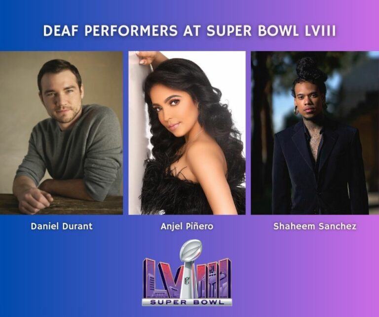 Deaf Performers at the Super Bowl LVIII (Feb. 11, 2024) Delaware